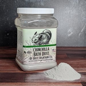 Chinchilla Bath Dust All Natural Dusting Powder - 3lb Jar - Billy