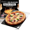 Doppio Living Pre-Seasoned Pizza Steel